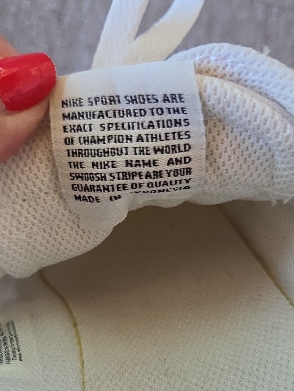 Nike White Canvas Mule Sneakers - Picture 5 of 8